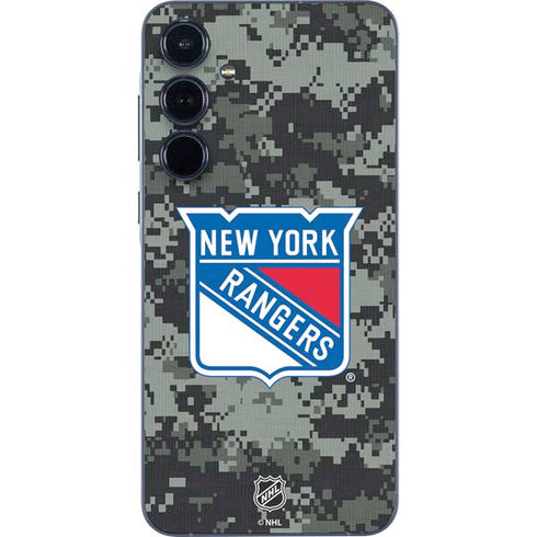 NHL New York Rangers Camo Galaxy A36 5G Skin